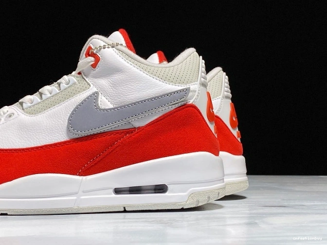 Air CJ0939-100 Red Retro Tinker Jordan 3 University White 0713